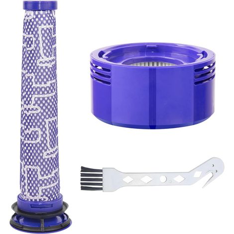 Filtre V8 pour Dyson, kit préfiltre V8 et postfiltre pour aspirateur sans fil Dyson V7, V8 Animal Absolute - Pièces détachées
