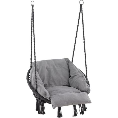 Fauteuil Suspendu "Hamtic" 90cm Gris (1/5)