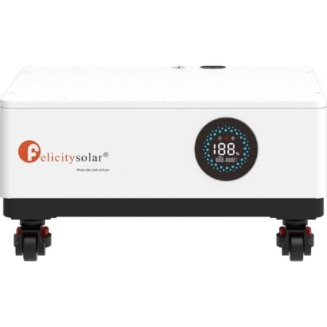 IluminaShop - Bateria Felicity 5Kw Para Inversor Growatt Spf Deye Voltronic Victron Solis Mppsolar 10 Anos de Garantia