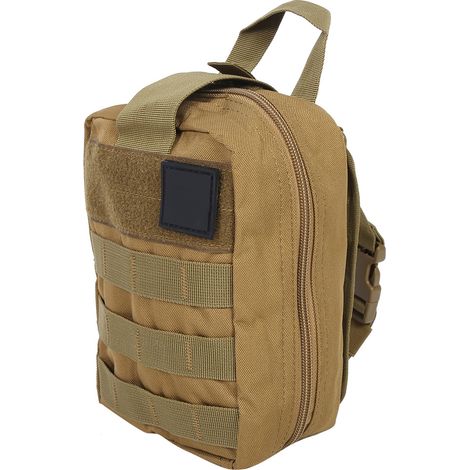 Sac de survie portable pour activités de plein air (couleur boue), idéal pour le camping et le sport. (1/5)