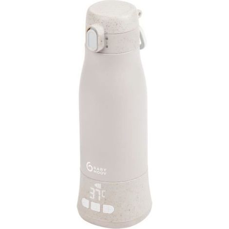 BABYMOOV Chauffe-biberon normade Moov & Feed, 340ml, minéral beige