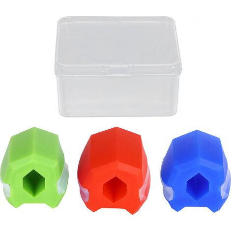 3 Pièces Ballon de Fitness Visage en Silicone Alimentaire - Entraîneur Mâchoire, Cou et Muscles Faciaux - Rouge, Bleu, Vert (1/5)