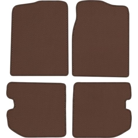 Tappetini dedicati per Suzuki Vitara I SUV 3D dal 1990 al 1997 - EVA A NIDO D'APE MARRONE (1/5)