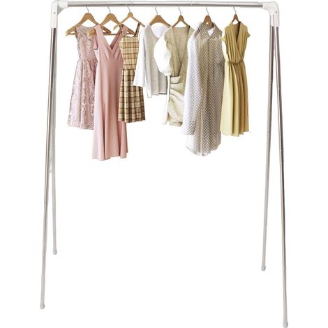 Portable GARMENT RACK de Voyage – Cintre Pliable Retractable pour Camping, RV, Indoor/Outdoor – En Stainless Steel avec Sac de Rangement (1/5)