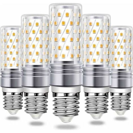 E27 LED-Lampe, 16 W LED-Maiskolbenlampe, warmweiß (6000 K), 900 lm, hell, 230 V Wechselstrom, E27 Pendelleuchte, 360°-Abstrahlwinkel, 5er-Pack (1/4)
