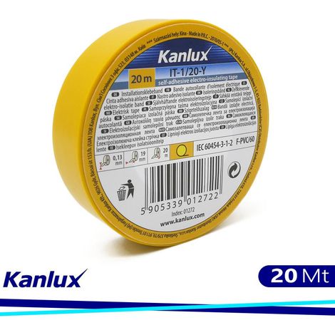 NASTRO ADESIVO ISOLANTE IT-1/20-Y - KANLUX (1/4)