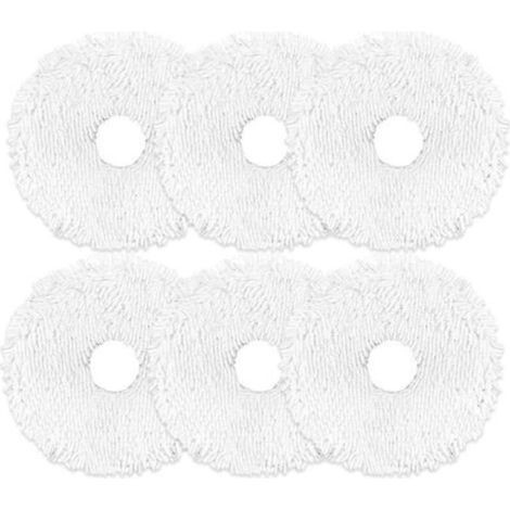Replacement Wipes for Eureka J12 Ultra, Robot Vacuum Cleaner Accessories, Soft Microfiber Wipes, 6-pack (1/5)