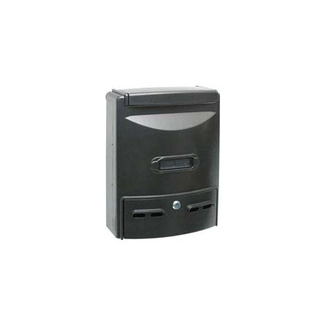 CASSETTA POSTALE IN ALLUMINIO PORTARIVISTE PER ESTERNI EUROPA GRIGIA cm.28,5x10x38h. colore grigio QUALITY