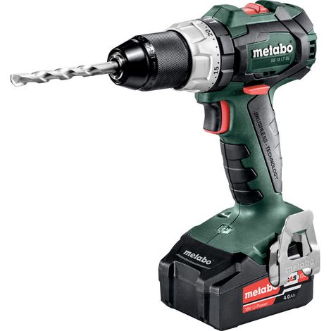 Metabo - Taladro de impacto a batería 18V, 2x batería 4,0 Ah Li-Power, cargador 602316500 (1/4)