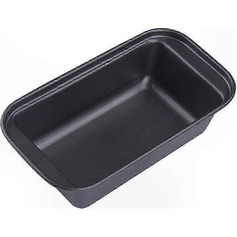 Antihaftbeschichtete Brotform aus Kohlenstoffstahl, tiefe rechteckige Backform zum Backen von Kuchen und Brioches, Gebäckutensil. (1/4)