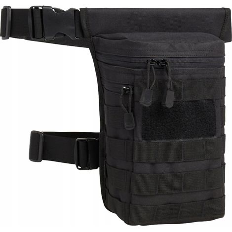 Sacoche de hanche/jambe Brandit pour moto, noire (1/4)