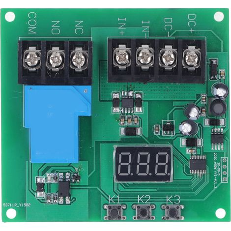 Module de détection de courant continu 7 à 30V 0 30A, affichage numérique, relais de Protection contre les surintensités (1/5)