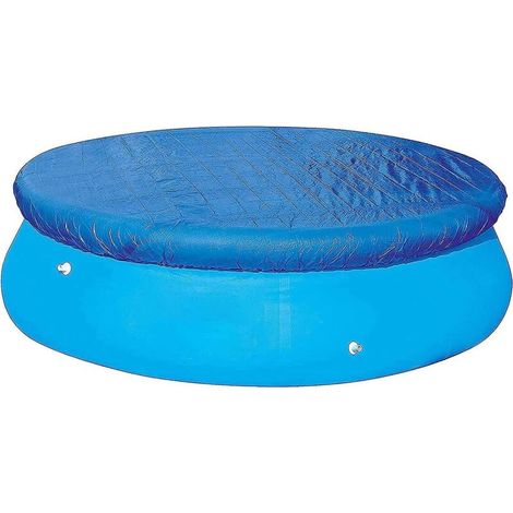 Une couverture de piscine de 244 cm de diamètre pourrait être réoptimisée pour devenir une couverture de piscine ronde de 244 cm. (1/5)