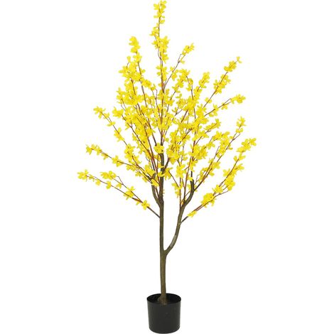 Forsythia artificiel jaune 150cm (1/4)