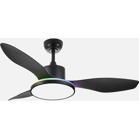 Ventilateur CC 48+7W Mandala Noir 3asp 120d 4080l 300045006500Kk+rgb Remo+r.int+memo+temp (1/3)