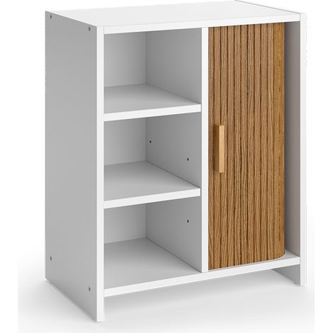 Badschrank Norea, Eiche/Weiß, 50 x 60 cm, Vicco (1/5)