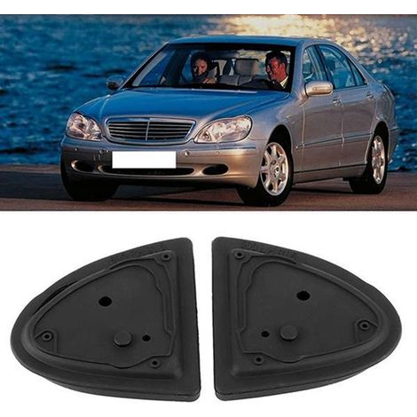 4 rearview mirror pads, 2208110198 and 2208110298, suitable for Mercedes-Benz W220 and S320 vehicles with dimensions 00-06. (1/4)
