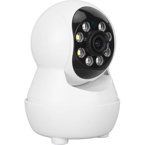 Caméra de sécurité sans fil HD avec vision nocturne, interphone bidirectionnel, caméra de surveillance Wi-Fi pour la maison 1080p W108B (1/5)