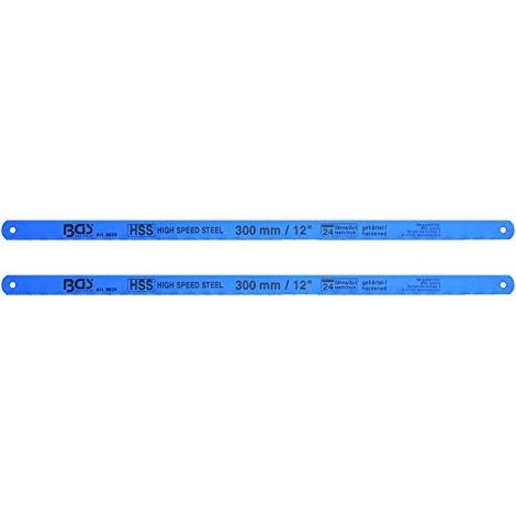 BGS Lames de scie à métaux HSS flexibles 13 x 300 mm 2 pces - 8628