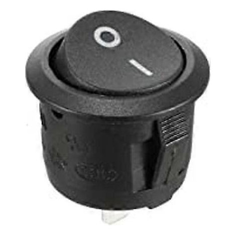 Interrupteur simple 6A 250V (rond) ( )