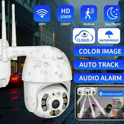 TELECAMERA IP CAM PTZ WIFI CAMERA DOME WIRELESS ESTERNO SPEED ZOOM 4MM (1/5)