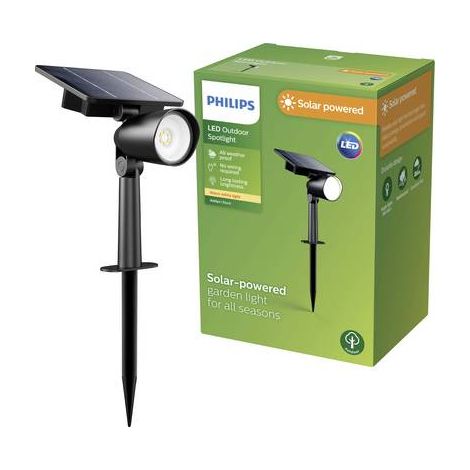 Lámpara Signify ashlyn solar 1.4W sensor crepuscular