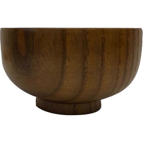 Bol en bois exquis, bol à soupe, bol bébé en bois écologique, vaisselle en bois pour la cuisine-11.56.5CM (1/4)