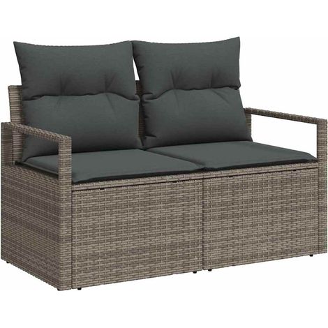 Maison Exclusive - Garten-Sofa mit Kissen 120 x 62 x 69 cm Poly-R