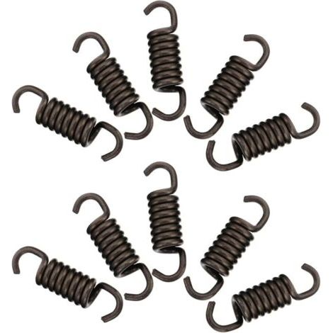 Pair Ressorts D'embrayage pour Débroussailleuse et Tondeuse à Gazon, 10 Pièces, Ressorts à Diaphragme Renforcé, Accessoires de Rechange pour Outils de Jardin Motorisés, Compatibles