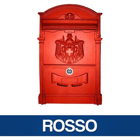 Cassetta Postale Artistica Col. Rosso