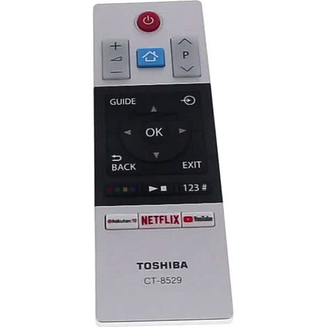TOSHIBA, TELECOMMANDE TV RC21151 CT-8529 TOSHIBA (1/2)