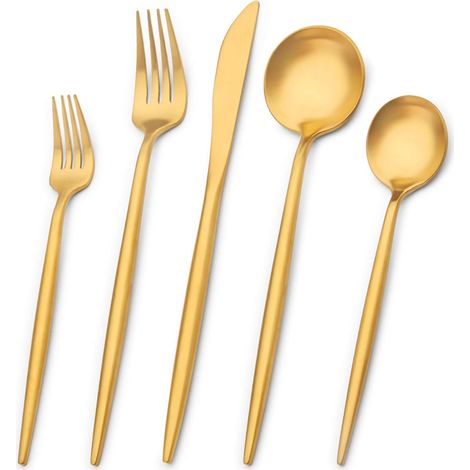 20-teiliges Edelstahl-Besteckset, Küchenutensilien-Set
