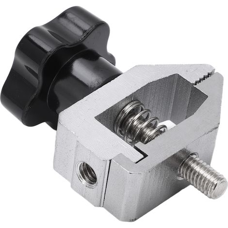 Pince de serrage de 500 N en alliage de fer-nickel haute dureté pour testeur de force de traction et de poussée, adaptée au caoutchouc et au papier. (1/5)