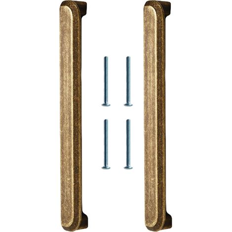 Poignées de meuble en bronze style vintage, prise main (1/5)