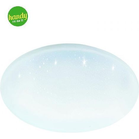 Plafoniera LED Eglo Frania-Z 3 x 7,5W Ø38 cm Effetto Cristallo CCT