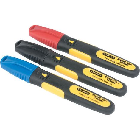 Stanley 0-47-322 Permanentmarker Stanley farbig 3 St