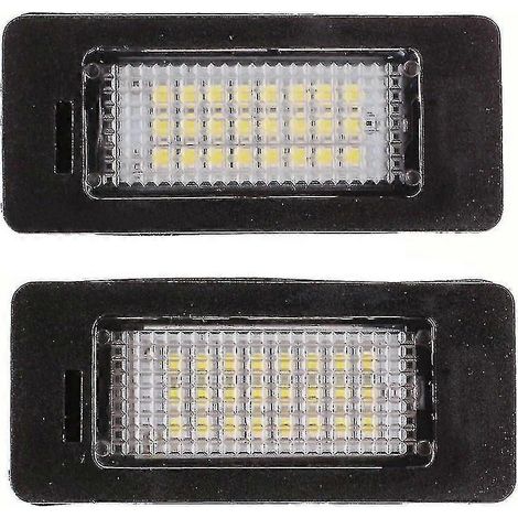 2er-Set LED-Kennzeichenbeleuchtung für den Kofferraum, 24 LEDs, passend für BMW E39, E60, E90 und X (1/5)