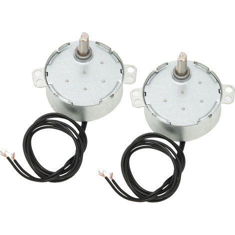 Lot de 2 pièces : pièces de transmission électrique synchrone pour moteur à courant alternatif, rotation à gauche/à droite, 220-240 V, 15-18 tr/min, 4 W (1/5)