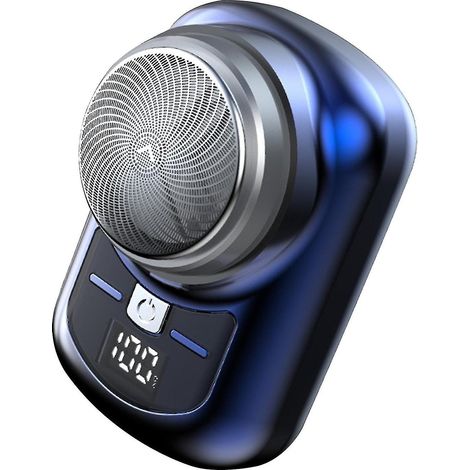 Rasoir électrique rechargeable USB Mini rasoir portable sans fil pour le visage, utilisable sur peau sèche ou humide, petit appareil de rasage (1/5)