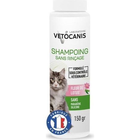 VETOCANIS Shampoing sans rincage - Pour chat (1/3)