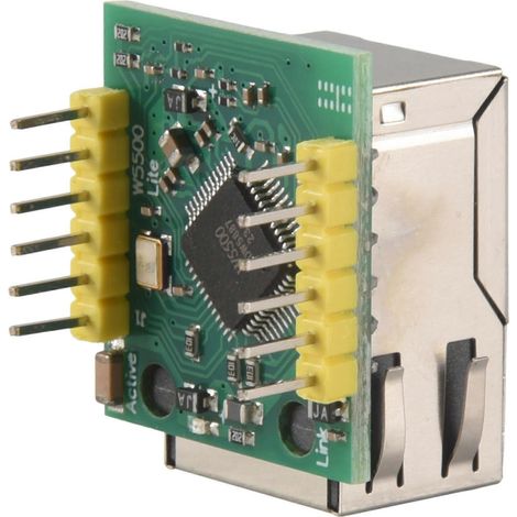 W5500 Ethernet-Netzwerkmodul mit SPI-Schnittstelle, kompatibel mit Ethernet/TCP/IP-Protokollen, WIZ820Io (1/5)