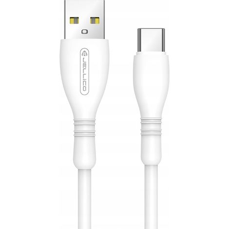 Cavo JELLICO B9 USB-C 3.1A 1M Bianco (1/5)