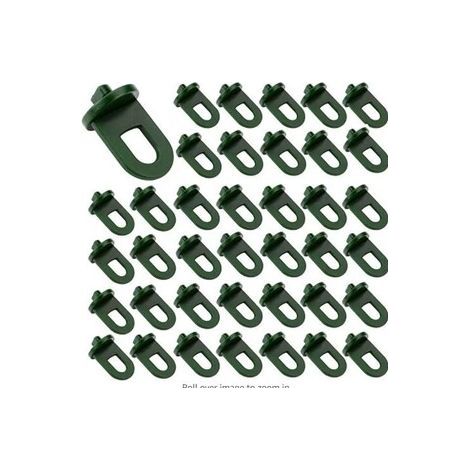 300 pièces-Attache de serre – Lot de 50 pièces – Accessoire de jardin – Clip de fixation pour plantes grimpantes (1/5)