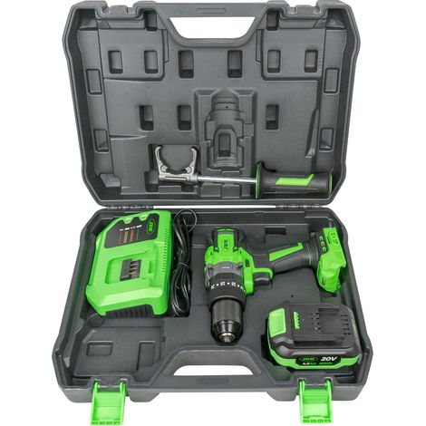 JBM60047C Taladro percutor a batería de 2 velocidades con maletín (1/4)