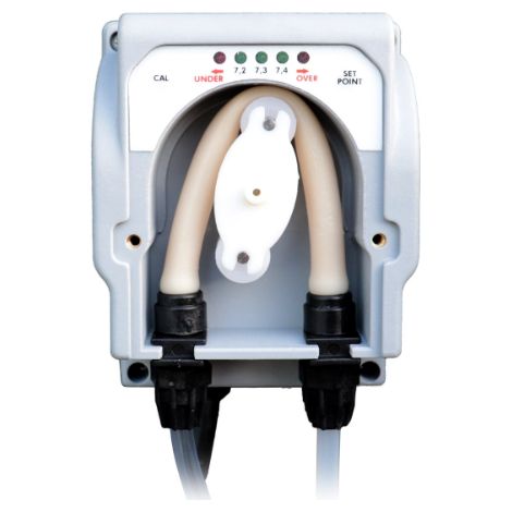 Poolex – Pompe de régulation pH pour piscine – Pompe péristaltique 1 L/h – Étalonnage semi-automatique – Protection IP 55 – Pour bassin jusqu'à 65m3