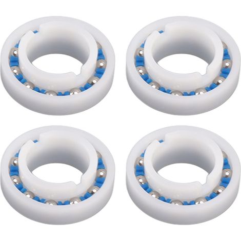 4 Roulements à Billes pour Roues de Nettoyeur de Piscine C60 – Compatible avec les Modèles Polaris 180/280 (28x10mm, Diamètre Intérieur 15mm, Plastique Résistant – 4 Pièces) (1/5)