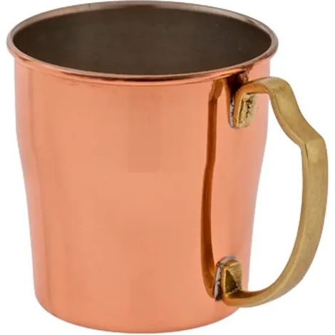 Chope à bière artisanale en étain cuivre 0,33 L - Fabriquée à la main, décorative et parfaite pour les amateurs de bière, qualité premium pour table et cadeau