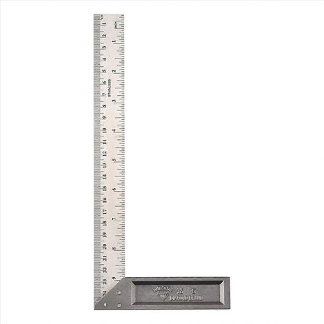 L-förmiger Edelstahlwinkel, 25 cm lang, 90-Grad-Winkel (1/5)