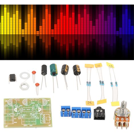 TDA2822M Zweikanal-Leistungsverstärkerplatinen-Kit, DIY-Leistungsverstärker-Bausatz, Elektronik-Lernkit, Konstruktions-Trainingskit. (1/5)