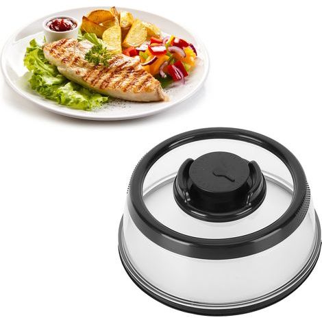 Tapa para envasadora al vacío con film de conservación para cocina (Negra) (1/5)